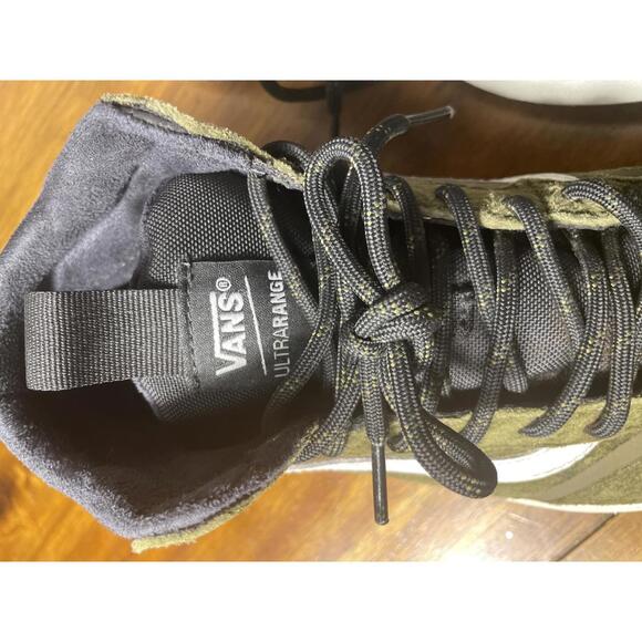 Vans UltraRange Sneakers Women's 7.5 Men's 6 Green Black Suede Indie Skater EUC - Picture 2 of 8